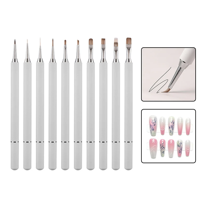 1Pcs Nylon Hair UV Gel Acrylic Nail Art Builder Brush Pen Drawing Pens For Nail Design Nail Supplies For Professionals
1Pcs Nylon Hair UV Gel Acrylic Nail Art Builder Brush Pen Drawing Pens For Nail Design Nail Supplies For Professionals