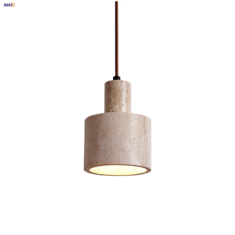 IWHD Home Decor Pendant Lamp Bedroom Balcony Cafe 2m Wire Adjustable Yellow Travertine Stone Nordic Modern Hanging Light Fixture
IWHD Home Decor Pendant Lamp Bedroom Balcony Cafe 2m Wire Adjustable Yellow Travertine Stone Nordic Modern Hanging Light Fixture