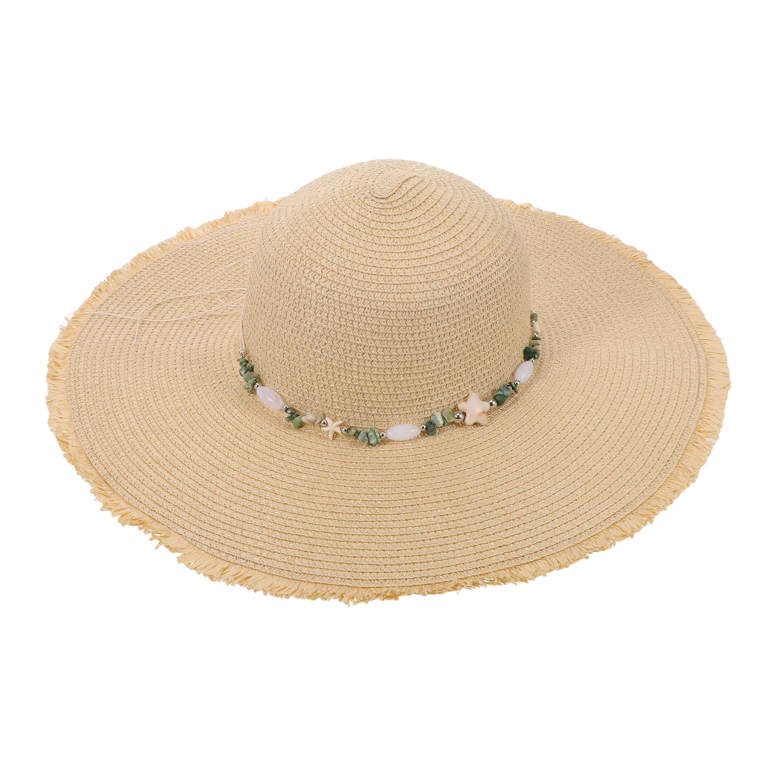 Wide Brim Straw Sun Visor Hat Women Beige Foldable Breathable Lightweight Summer Beach Vacation Sun Protection Uv Blocking
Wide Brim Straw Sun Visor Hat Women Beige Foldable Breathable Lightweight Summer Beach Vacation Sun Protection Uv Blocking