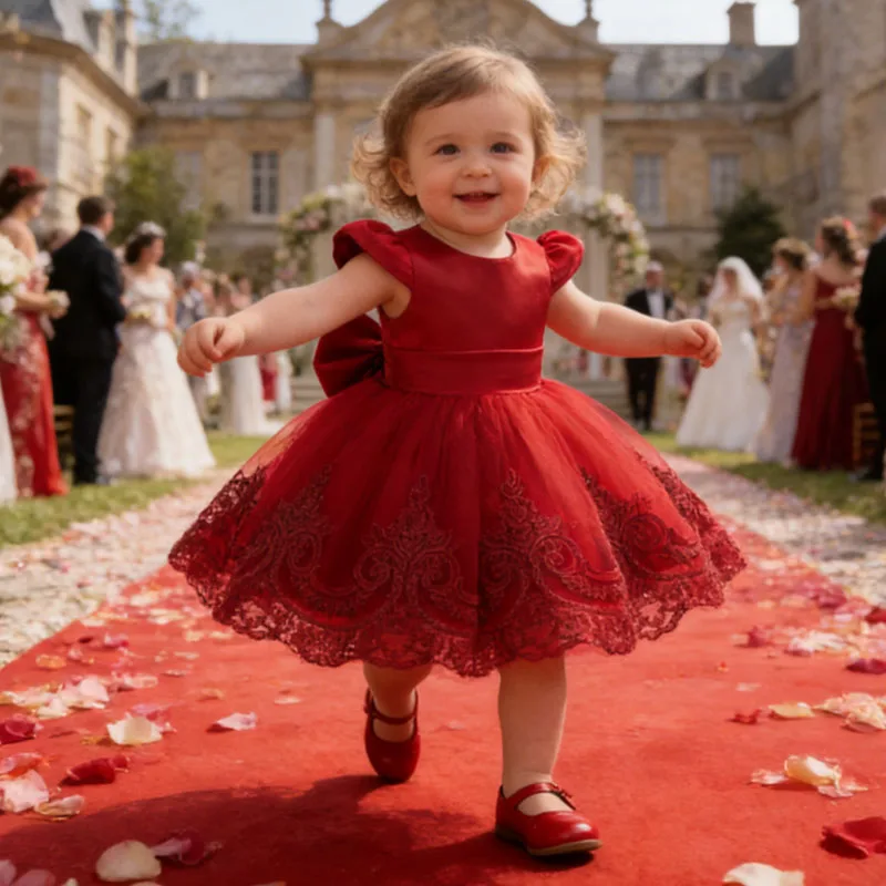 Elegant Party Dresses For Flower Girls Big Bow Puffy Princess Dress For Children 1st Birthday Party Wedding Baptism Prom Gown
Elegant Party Dresses For Flower Girls Big Bow Puffy Princess Dress For Children 1st Birthday Party Wedding Baptism Prom Gown