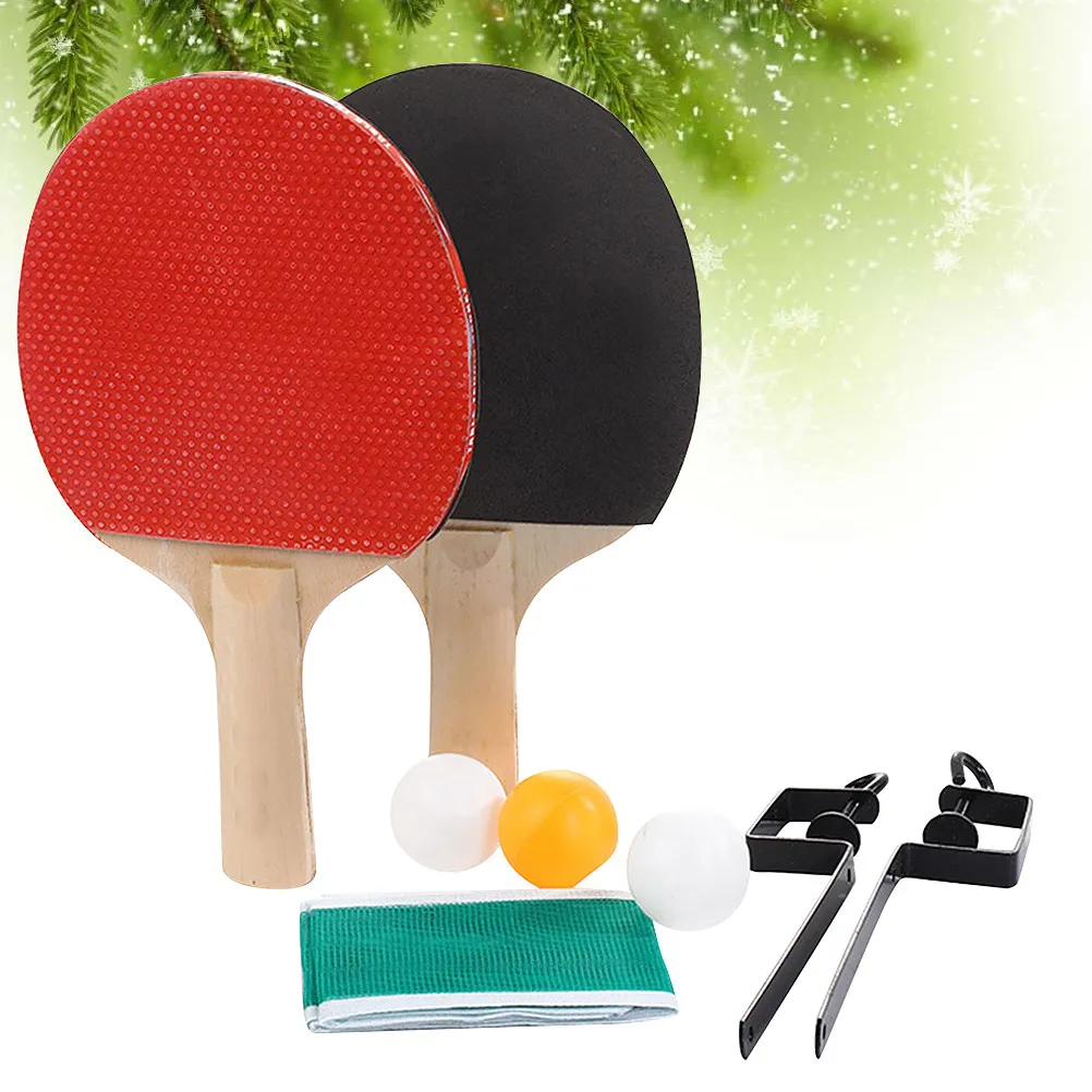 Table Tennis Racket Rack Set Premium Wooden Handle Metal Plastic Construction Stress Relief Healthy Sport for Teens Adults
Table Tennis Racket Rack Set Premium Wooden Handle Metal Plastic Construction Stress Relief Healthy Sport for Teens Adults