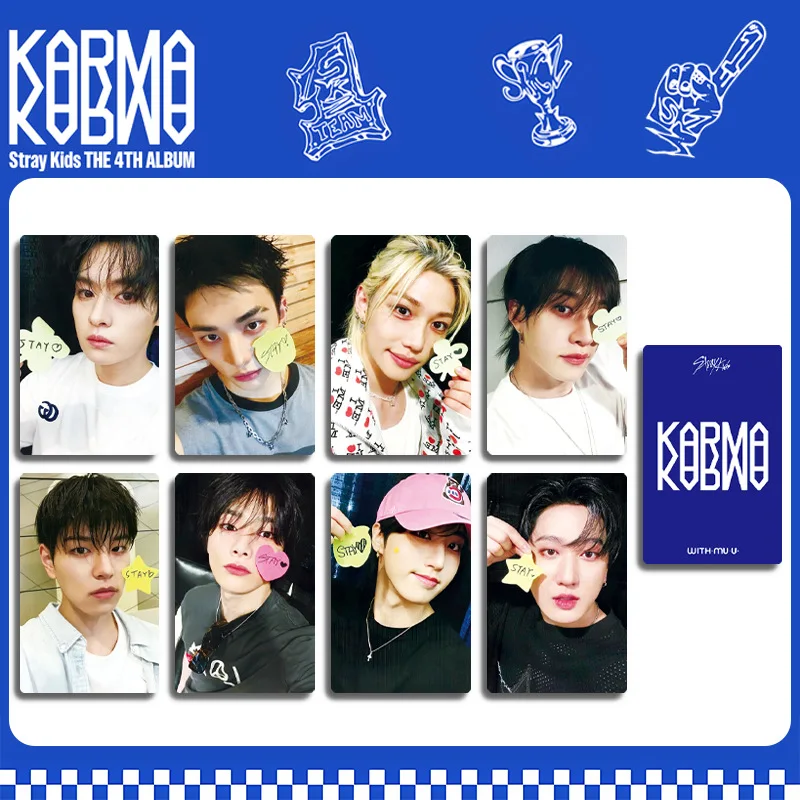 SKZOO "KARMA" album photo card, wandering children's peripheral small greeting card, fan selected small gift card
SKZOO "KARMA" album photo card, wandering children's peripheral small greeting card, fan selected small gift card