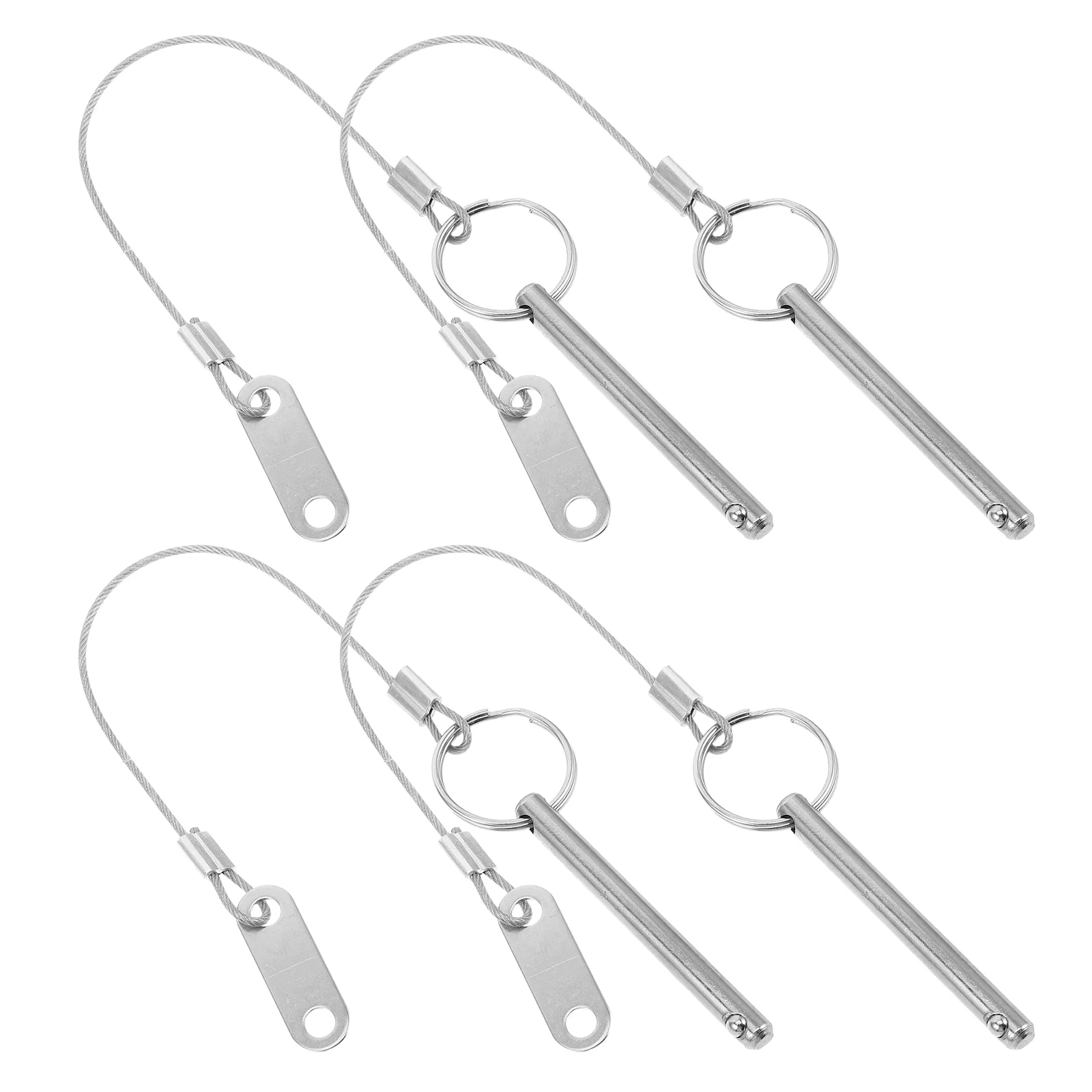 4 Pcs Quick Disassembly Pin Locking Cotter Automatic Silver Carbon Steel Stainless Spring Locating Pins
4 Pcs Quick Disassembly Pin Locking Cotter Automatic Silver Carbon Steel Stainless Spring Locating Pins