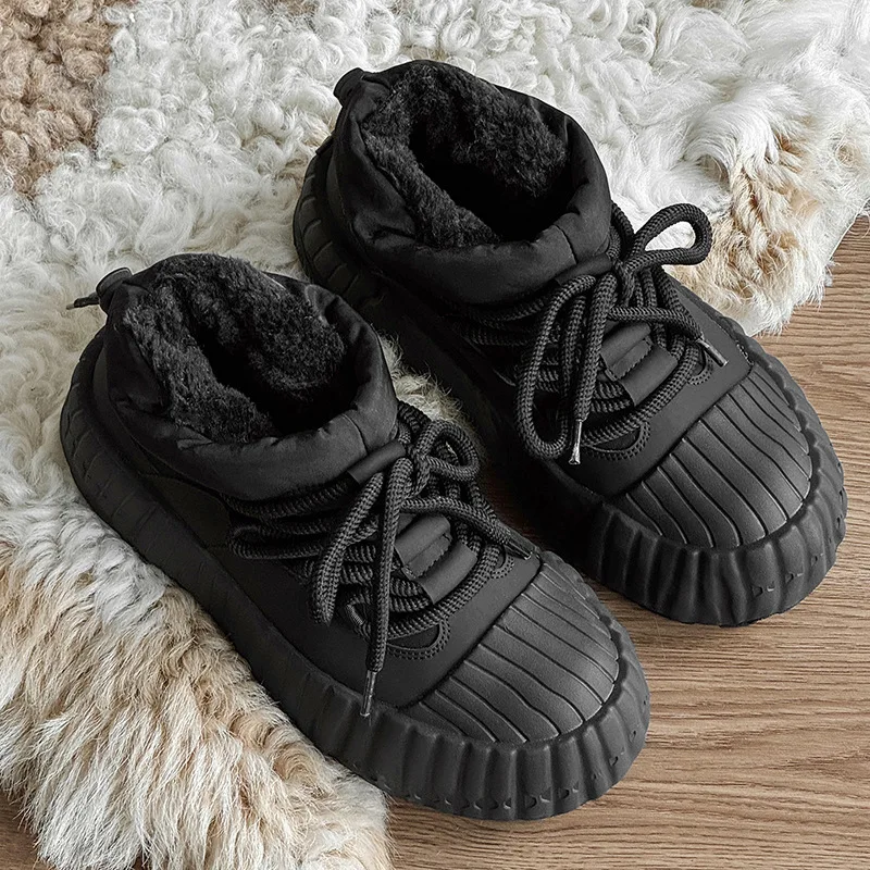 Winter big head casual snow boots thickened and warm new thick-soled versatile bread velvet short boots
Winter big head casual snow boots thickened and warm new thick-soled versatile bread velvet short boots