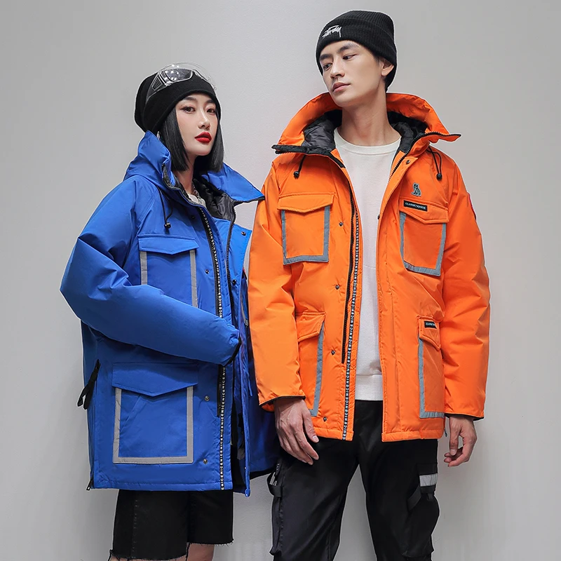 Cool Fashion Overalls Winter Down Jacket Men New Men's Women Thickened Windproof White Eiderdown Youth Down Coats Drop Ship
Cool Fashion Overalls Winter Down Jacket Men New Men's Women Thickened Windproof White Eiderdown Youth Down Coats Drop Ship