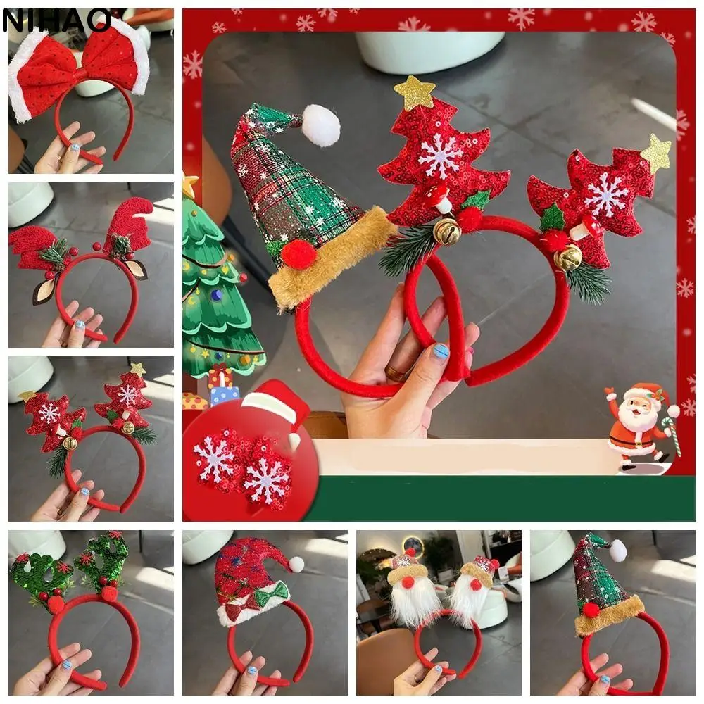 Funny Christmas Decoration Christmas Headband Elf Reindeer Antlers Headband Hair Hoop Party Dress Up Deer Horn Hair Band Girl 
Funny Christmas Decoration Christmas Headband Elf Reindeer Antlers Headband Hair Hoop Party Dress Up Deer Horn Hair Band Girl