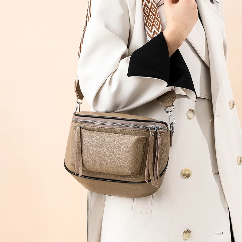 Shoulder Bag Cowhide Female Shoulder Crossbody for Ladies Totes Luxury Genuine Leather Handbag Women Saddle Bag
Shoulder Bag Cowhide Female Shoulder Crossbody for Ladies Totes Luxury Genuine Leather Handbag Women Saddle Bag