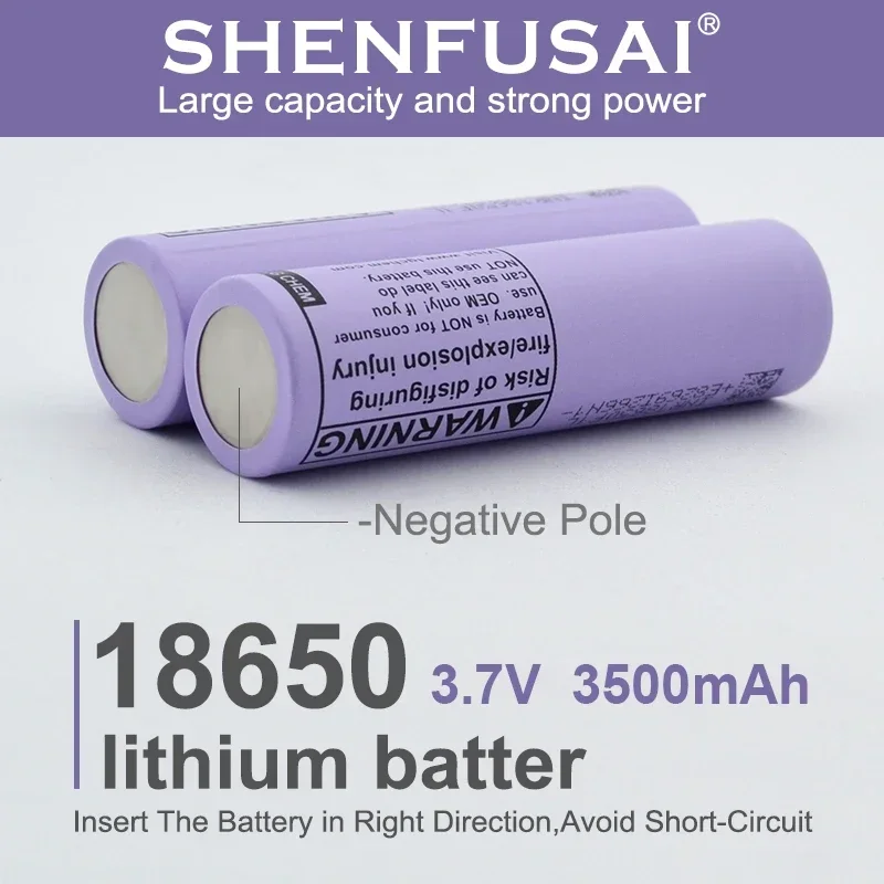 lNR18650 lithium ion rechargeable battery, 1L, 3.7V, 3000mAh, 20A discharge, suitable for e-cigarettes, electric tools, etc
lNR18650 lithium ion rechargeable battery, 1L, 3.7V, 3000mAh, 20A discharge, suitable for e-cigarettes, electric tools, etc