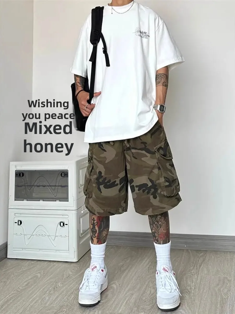 Large Size 300 Pou American Sle orts Men's Summer Casual Loose Fit Camouflage Workwear Pants Five-Quarter Length
Large Size 300 Pou American Sle orts Men's Summer Casual Loose Fit Camouflage Workwear Pants Five-Quarter Length