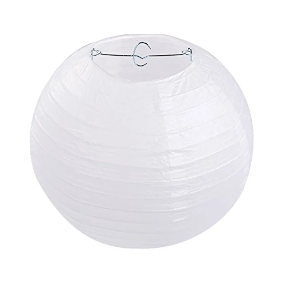 White Round Paper Lanterns Pack
White Round Paper Lanterns Pack