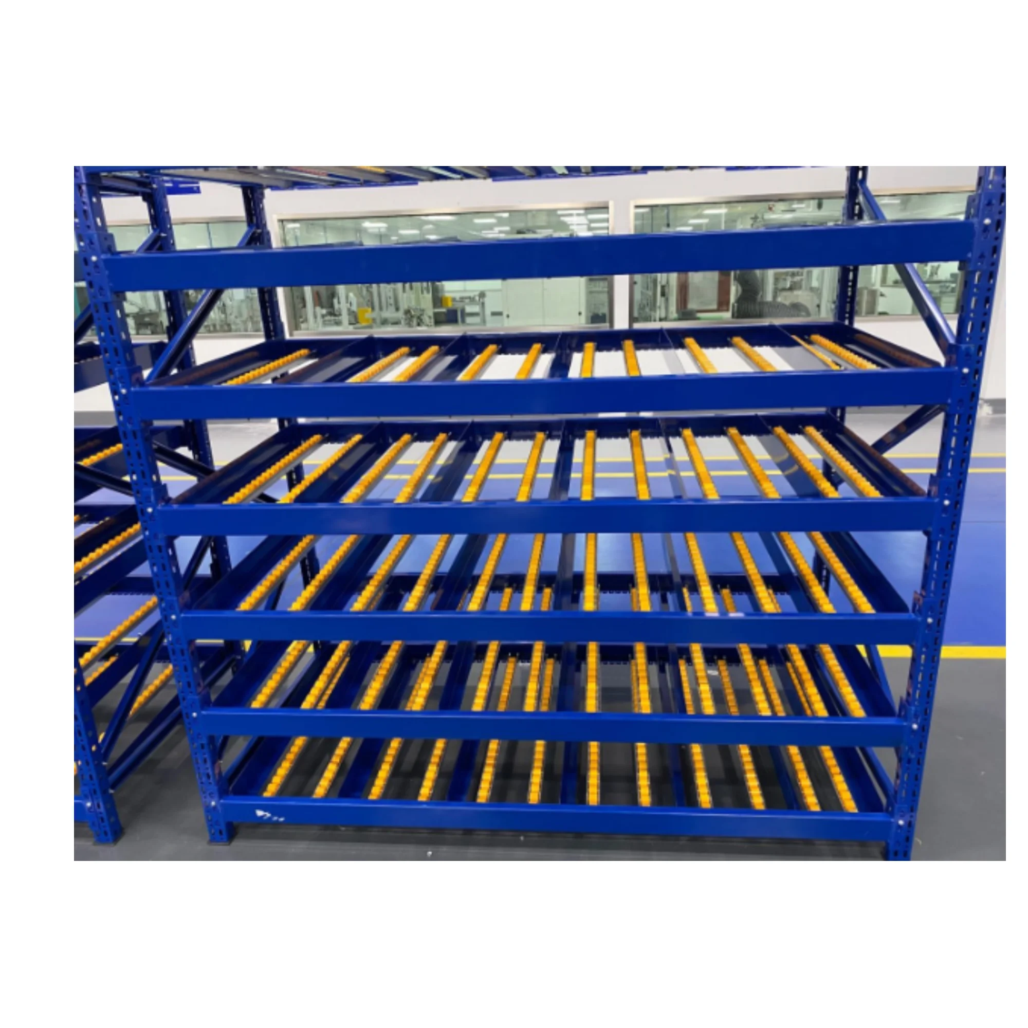 China Factory's Easy Assembly High-Strength Steel Warehouse Carton Flow Racking System Collapsible Powder Coated
China Factory's Easy Assembly High-Strength Steel Warehouse Carton Flow Racking System Collapsible Powder Coated