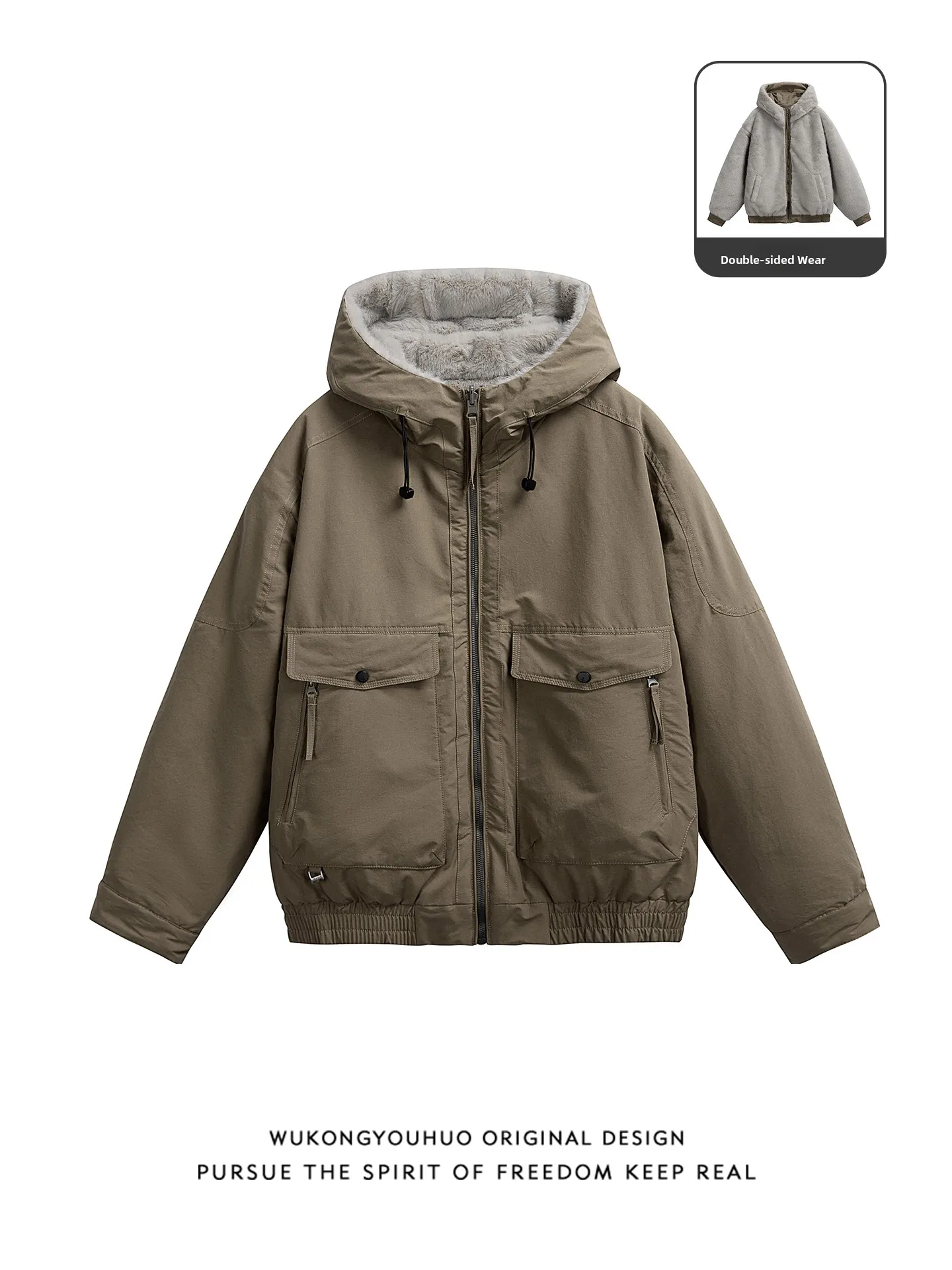 Модная двусторонняя хлопковая куртка с капюшоном для мужчин и женщин, свободного кроя, теплая, с имитацией меха кролика, для пар, зимняя...
Модная двусторонняя хлопковая куртка с капюшоном для мужчин и женщин, свободного кроя, теплая, с имитацией меха кролика, для пар, зимняя...