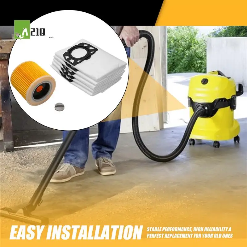A21Q-мешки для пылесоса, фильтр, подходит для Karcher KFI 357 KFI357 KA 40, сменный мешок для Karcher 2,863-314.0WD2 Plus WD3
A21Q-мешки для пылесоса, фильтр, подходит для Karcher KFI 357 KFI357 KA 40, сменный мешок для Karcher 2,863-314.0WD2 Plus WD3