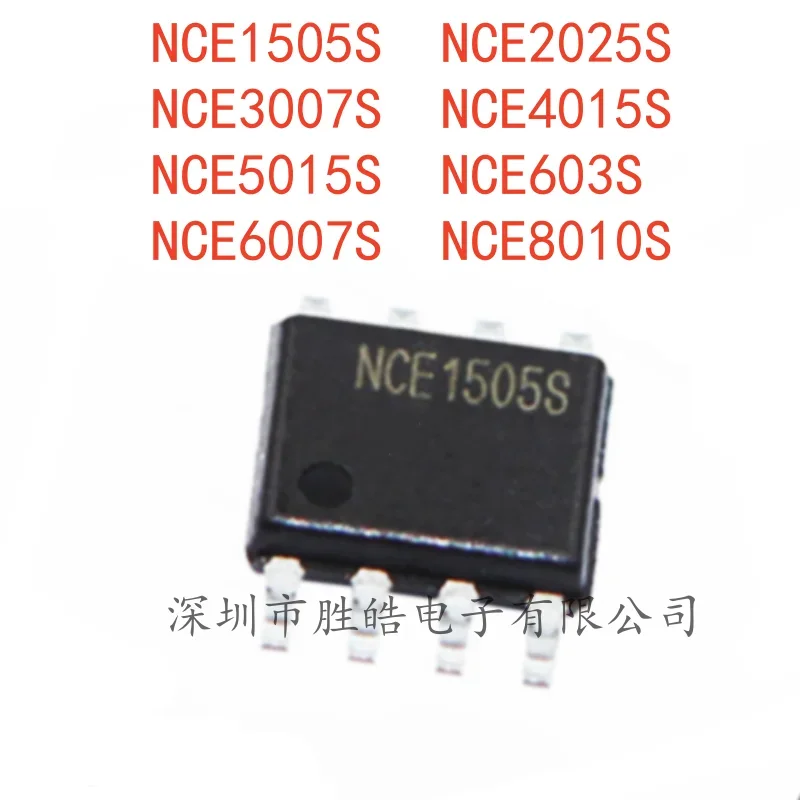 (10PCS) NEW NCE1505S / NCE2025S / NCE3007S / NCE4015S / NCE5015S / NCE603S / NCE6007S / NCE8010S SOP-8 Integrated Circuit
(10PCS) NEW NCE1505S / NCE2025S / NCE3007S / NCE4015S / NCE5015S / NCE603S / NCE6007S / NCE8010S SOP-8 Integrated Circuit