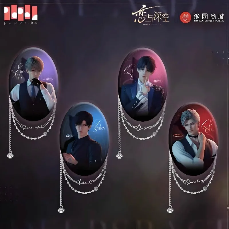 Official Genuine Anime Game Love and Deepspace Cosplay Xavier Zayne Rafayel Sylus Chain Badge Polaroid Photos in Stock
Official Genuine Anime Game Love and Deepspace Cosplay Xavier Zayne Rafayel Sylus Chain Badge Polaroid Photos in Stock