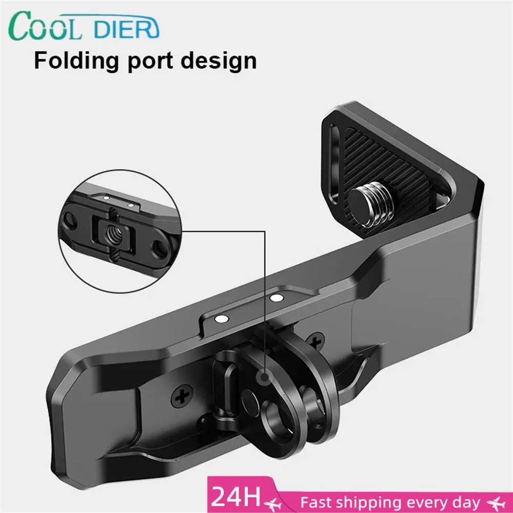Magnetic Mount Adapter For Insta360X5/4 Horizontal And Vertical Shooting Bracket For Insta X5 Sports Camera Accessories L-Shaped
Magnetic Mount Adapter For Insta360X5/4 Horizontal And Vertical Shooting Bracket For Insta X5 Sports Camera Accessories L-Shaped
