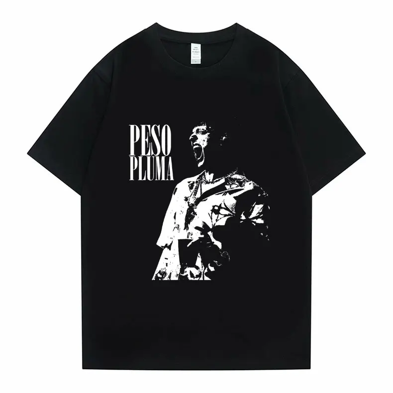 Singer Peso Pluma Graphic T-shirt Men Women Retro Oversized T Shirts Mens Cotton Tops Short Sleeve Men's Fashion Hip Hop Tshirt
Singer Peso Pluma Graphic T-shirt Men Women Retro Oversized T Shirts Mens Cotton Tops Short Sleeve Men's Fashion Hip Hop Tshirt