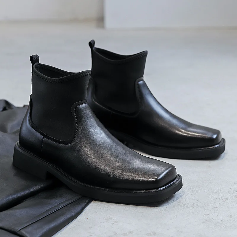 mens fashion chelsea boots brand designer square toe shoes black trend original leather boot evening prom dress ankle botas mans
mens fashion chelsea boots brand designer square toe shoes black trend original leather boot evening prom dress ankle botas mans