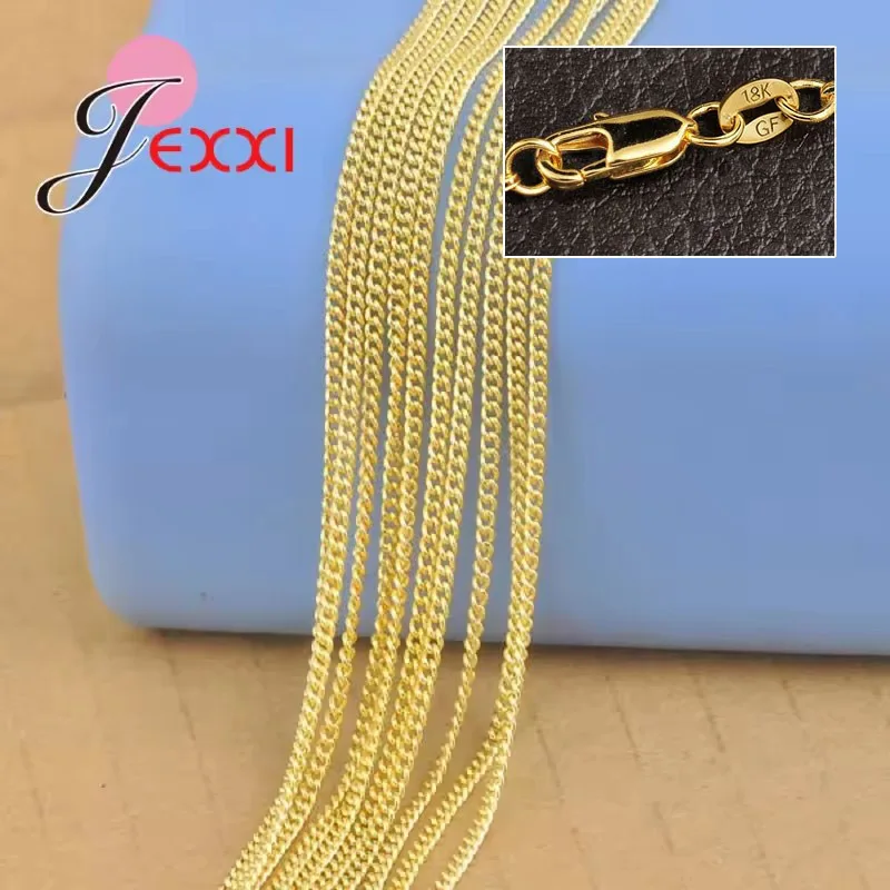 1 шт., ожерелье золотого цвета 18 кг с большой скидкой, 16-30 дюймов, популярные плоские бордюрные цепочки, ювелирные изделия для подвески, ювелирные аксессуары, Прямая поставка
1 шт., ожерелье золотого цвета 18 кг с большой скидкой, 16-30 дюймов, популярные плоские бордюрные цепочки, ювелирные изделия для подвески, ювелирные аксессуары, Прямая поставка