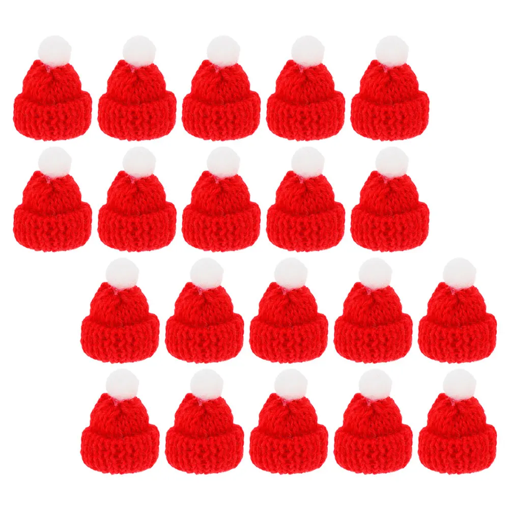 20Pcs Christmas Mini Hats Red Knitted DIY Craft Supplies Mini Hat Ornaments for Christmas Tree Snowman Hats Party Decoration
20Pcs Christmas Mini Hats Red Knitted DIY Craft Supplies Mini Hat Ornaments for Christmas Tree Snowman Hats Party Decoration