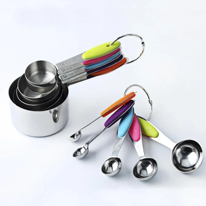 Measuring Cups And Spoons Premium Stackable Kitchen Utilitarian Gifts Set Stainless Steel Baking Cooling Tool
Measuring Cups And Spoons Premium Stackable Kitchen Utilitarian Gifts Set Stainless Steel Baking Cooling Tool