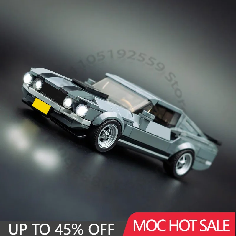 372 PCS Speed Hypercar Series Mustang Boss 429 Supercar Racing Model MOC Building Block Technology Creative Assembly Toy Gifts
372 PCS Speed Hypercar Series Mustang Boss 429 Supercar Racing Model MOC Building Block Technology Creative Assembly Toy Gifts