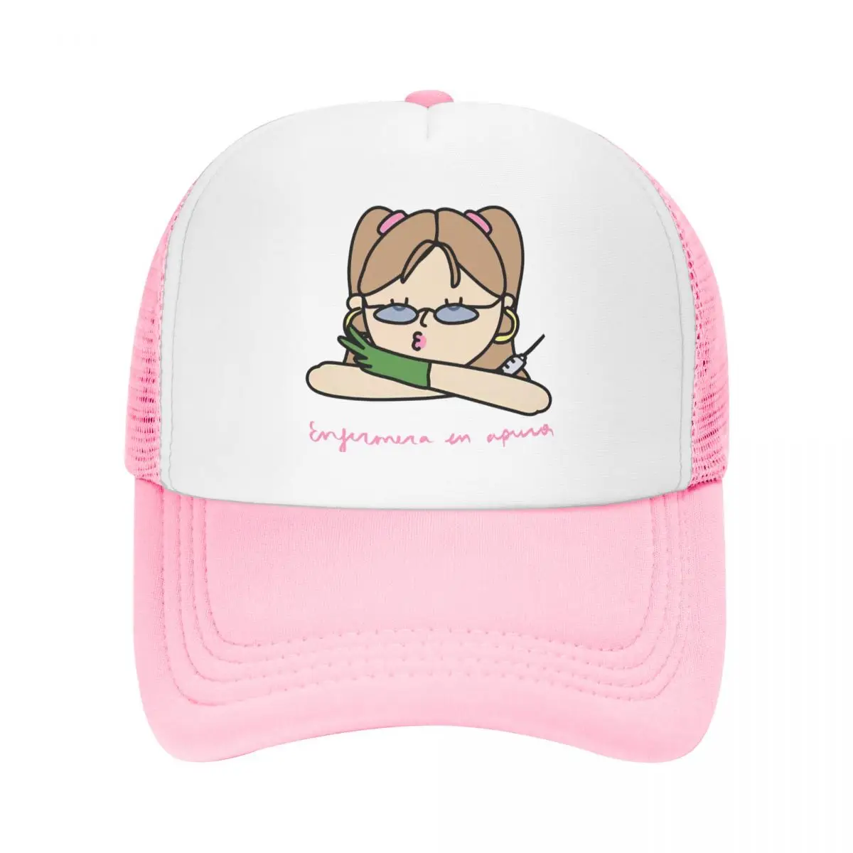 Cute Cartoon Nurse Snapback Hat For Women Summer Cooling Mesh Side Caps Nurse Gift Hats Adjustable Fit
Cute Cartoon Nurse Snapback Hat For Women Summer Cooling Mesh Side Caps Nurse Gift Hats Adjustable Fit