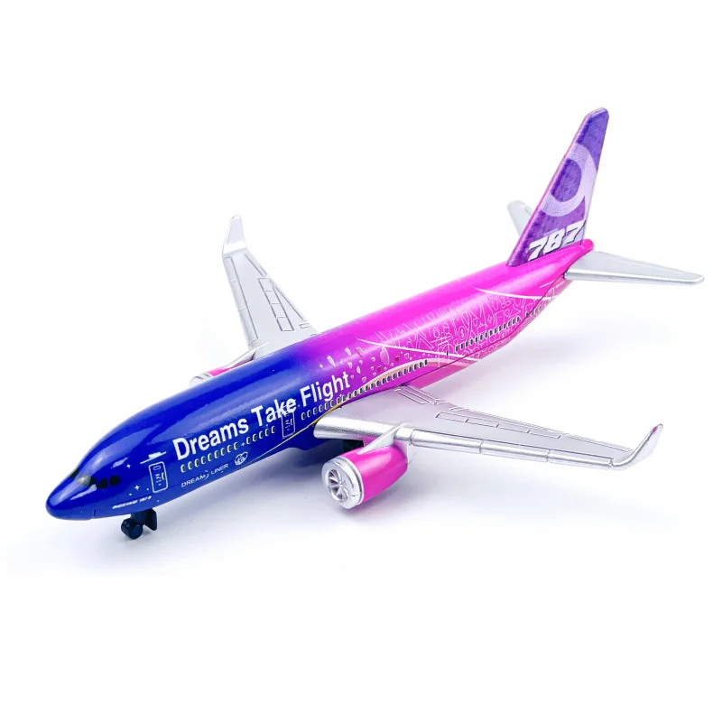 Colorful 787 Model Airplane, Desktop Decoration Ornament, Suitable for Collection and Gift Giving, Die-cast Metal Model
Colorful 787 Model Airplane, Desktop Decoration Ornament, Suitable for Collection and Gift Giving, Die-cast Metal Model