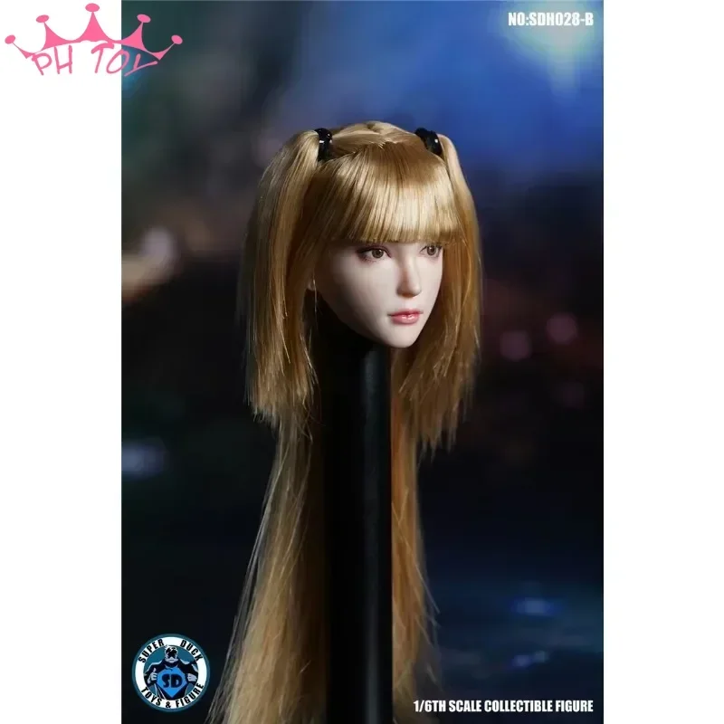 SUPER DUCK 1/6 Asian Girl Long Straight Hair Head Sculpt Head Played Model SDH028 for 12" Pale Phcien Body JIAOU Doll Figure
SUPER DUCK 1/6 Asian Girl Long Straight Hair Head Sculpt Head Played Model SDH028 for 12" Pale Phcien Body JIAOU Doll Figure