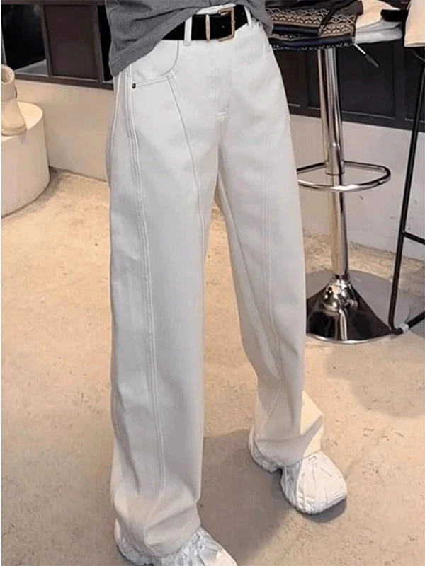High Waist Wide Leg Jeans Women's Spring Autumn 2026 New Summer Small Size Floor Length Slim Straight Cut Denim Trousers
High Waist Wide Leg Jeans Women's Spring Autumn 2026 New Summer Small Size Floor Length Slim Straight Cut Denim Trousers