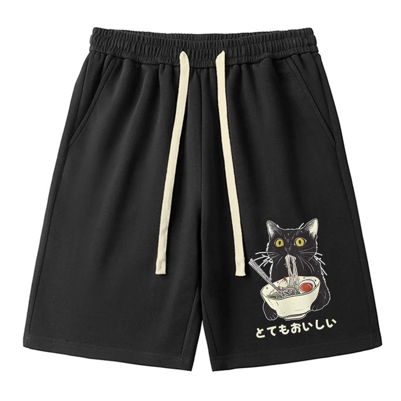 Cat Eats Lamian Noodles Printed Casual Jogging 3D Shorts Men's Shorts Women's Loose Drawstring Outdoor Sports Shorts
Cat Eats Lamian Noodles Printed Casual Jogging 3D Shorts Men's Shorts Women's Loose Drawstring Outdoor Sports Shorts