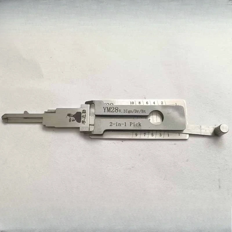 Lishi 2-in-1 for Buick Opel Locksmith Key Decoder Car Locks Decoder Lockpicking Tools for VAUXHALL and OPEL 2in1 Automatic YM28 
Lishi 2-in-1 for Buick Opel Locksmith Key Decoder Car Locks Decoder Lockpicking Tools for VAUXHALL and OPEL 2in1 Automatic YM28