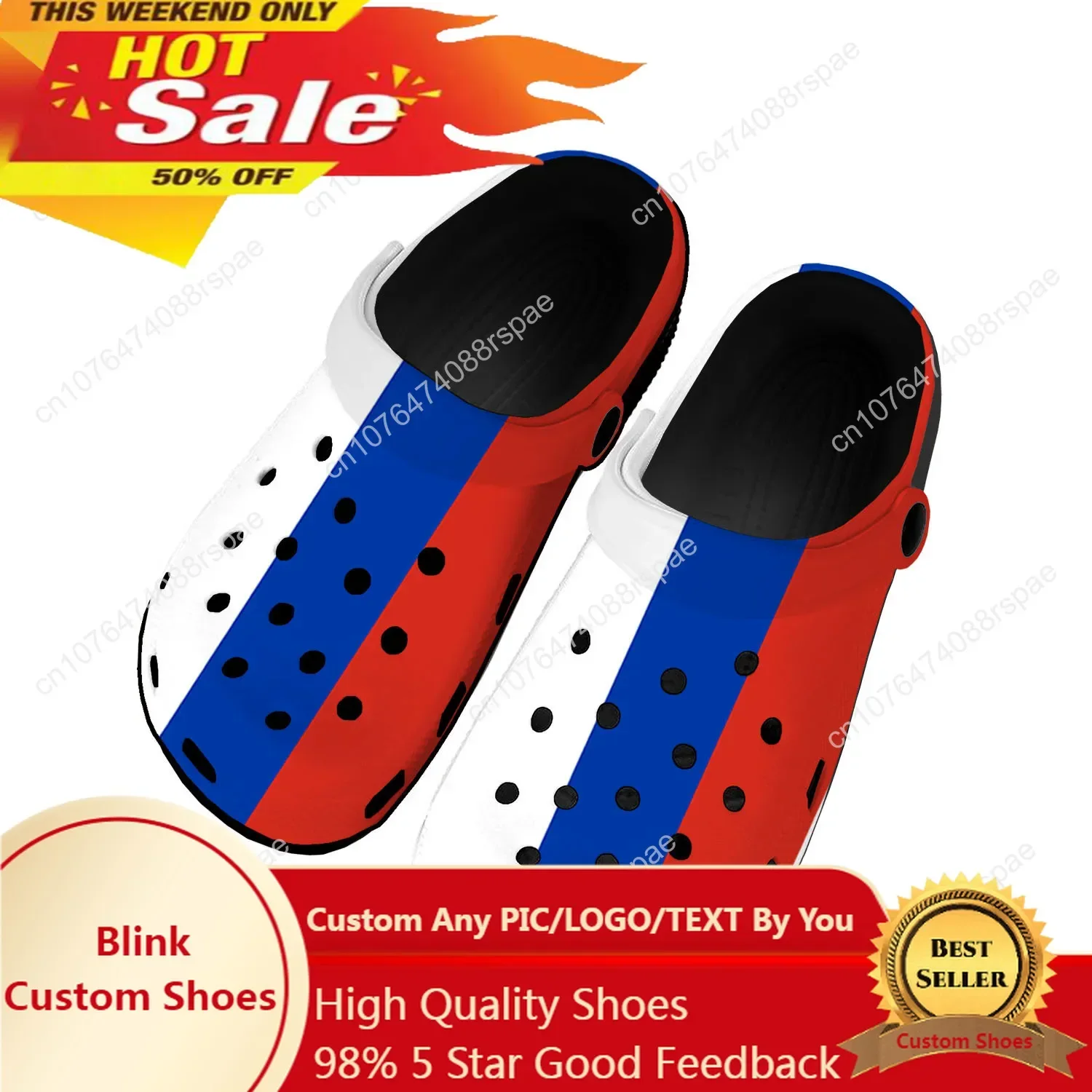 Russian Flag Home Clogs Custom Water Shoes Mens Womens Teenager Russia Shoe Garden Clog Breathable Beach Hole Slippers
Russian Flag Home Clogs Custom Water Shoes Mens Womens Teenager Russia Shoe Garden Clog Breathable Beach Hole Slippers