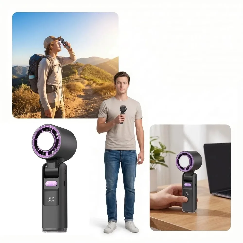 Handheld Turbo Fan Adjustable Foldable Ice Sensation Hurricane Fan Powerful USB Rechargeable Outdoor Portable Fan
Handheld Turbo Fan Adjustable Foldable Ice Sensation Hurricane Fan Powerful USB Rechargeable Outdoor Portable Fan