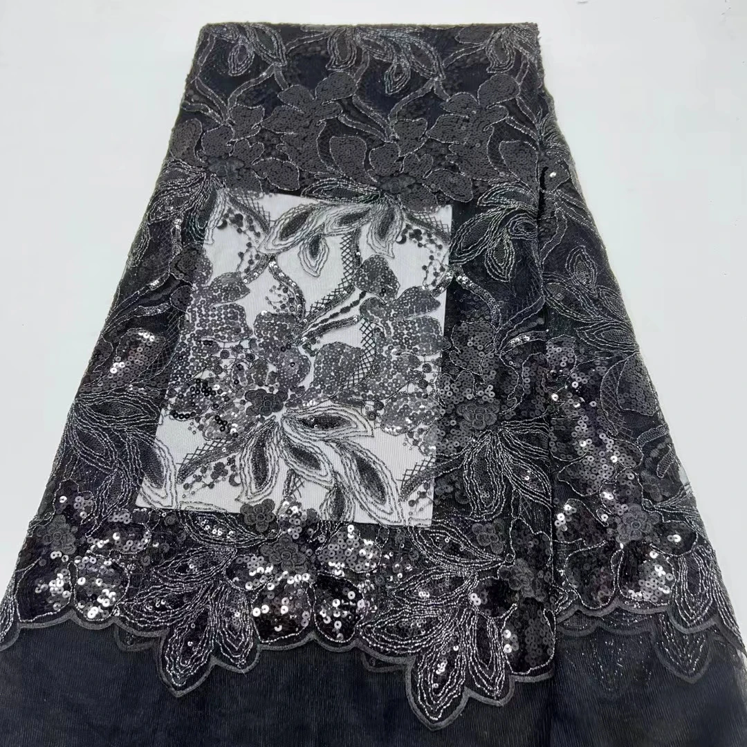 Grey African Sequins Lace Fabric 2023 High Quality French Nigerian Tulle Groom Lace Fabric For Wedding Party Dress Sewing LR2327
Grey African Sequins Lace Fabric 2023 High Quality French Nigerian Tulle Groom Lace Fabric For Wedding Party Dress Sewing LR2327
