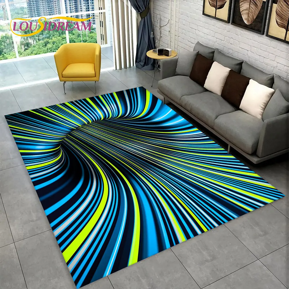 3D Vortex Illusion Area Rug,Abstract Geometric Optical Carpet Rug for Living Room Bedroom Sofa Doormat Decor Non-slip Floor Mat
3D Vortex Illusion Area Rug,Abstract Geometric Optical Carpet Rug for Living Room Bedroom Sofa Doormat Decor Non-slip Floor Mat