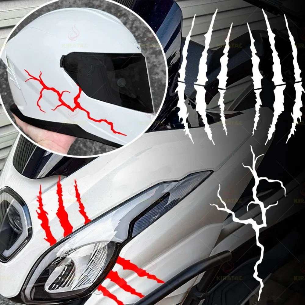 Waterproof Decoration, Fairing, Helmet, Headlights, Fuel Tank, Modifie Monster Claw and Lightning Cool Motorcycle Sticker
Waterproof Decoration, Fairing, Helmet, Headlights, Fuel Tank, Modifie Monster Claw and Lightning Cool Motorcycle Sticker