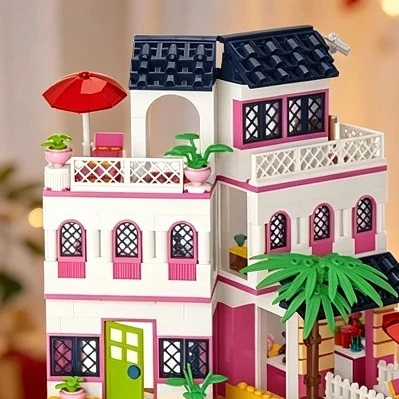 Creative City House Summer Holiday Villa Castle Building Blocks Sets Figures Swimming Pool DIY Toys for Kids Girl Birthday Gift
Creative City House Summer Holiday Villa Castle Building Blocks Sets Figures Swimming Pool DIY Toys for Kids Girl Birthday Gift