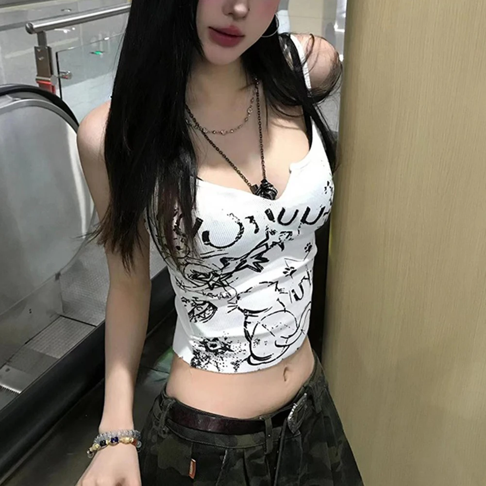 Short Casual Top L Graffiti Printed Vest Daily Holiday Club Use Polyester Fabric Regular Length Slight Stretch
Short Casual Top L Graffiti Printed Vest Daily Holiday Club Use Polyester Fabric Regular Length Slight Stretch
