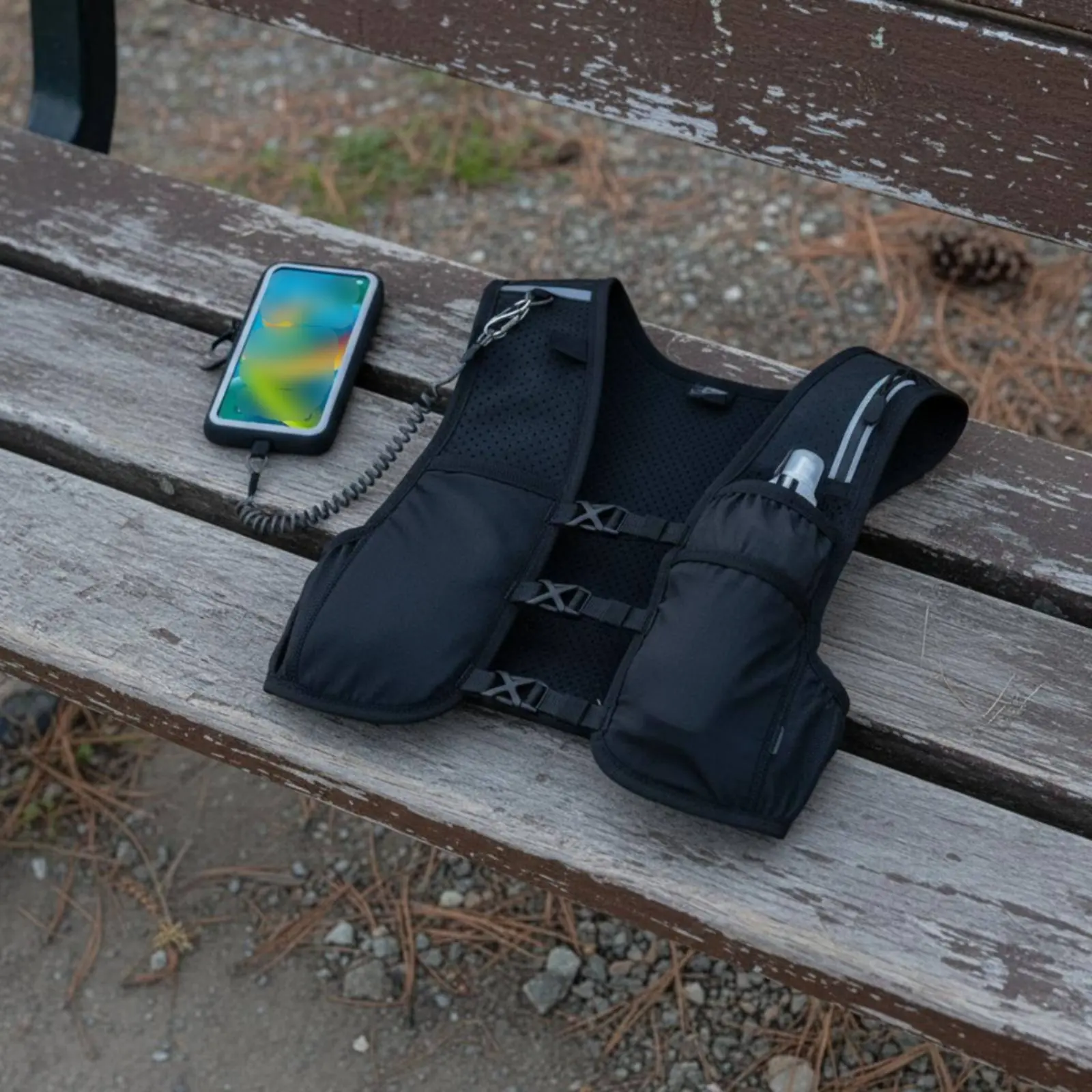 Track Running Backpack Vest Lightweight Water-Carrying Vest Sports Gear Sweatproof Reflective Features for Hikers, Outdoor
Track Running Backpack Vest Lightweight Water-Carrying Vest Sports Gear Sweatproof Reflective Features for Hikers, Outdoor