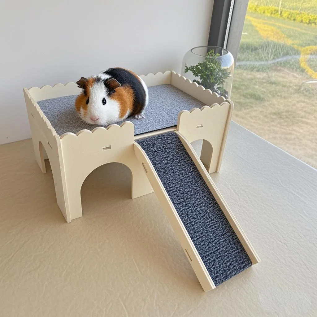 Sturdy Wooden Hamster Nest Multi-Level Hideout House with Stairs | Hamster Nest Habitat for Hamsters/Bunny/Chinchillas
Sturdy Wooden Hamster Nest Multi-Level Hideout House with Stairs | Hamster Nest Habitat for Hamsters/Bunny/Chinchillas