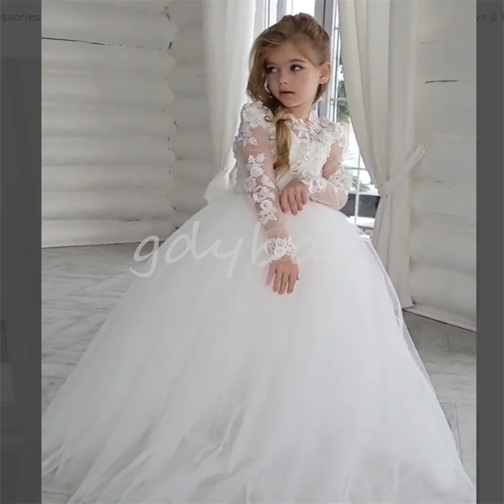 Simple White Flower Girl Dresses For Wedding 2023 3D Princess Beaded Satin A-Line Pleated Birthday Pageant First Communion Gowns
Simple White Flower Girl Dresses For Wedding 2023 3D Princess Beaded Satin A-Line Pleated Birthday Pageant First Communion Gowns