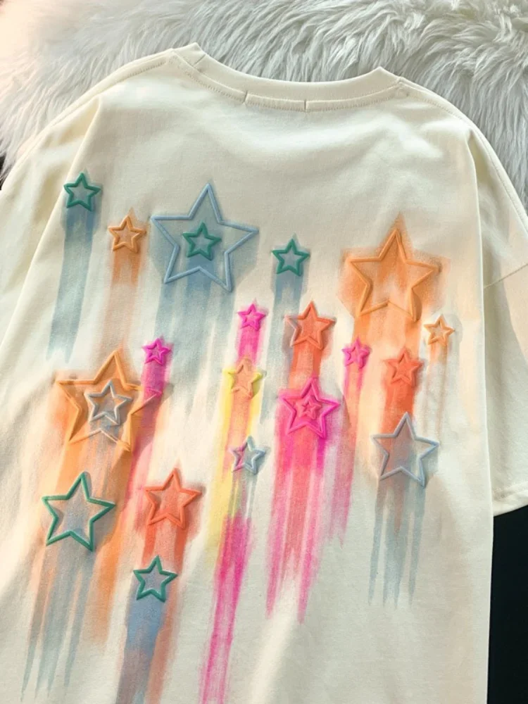 Deeptown Harajuku Graphic Y2k Tshirts Women American Vintage Grunge Star Print Tops Streetwear Cotton Tees Summer Couple Clothes
Deeptown Harajuku Graphic Y2k Tshirts Women American Vintage Grunge Star Print Tops Streetwear Cotton Tees Summer Couple Clothes