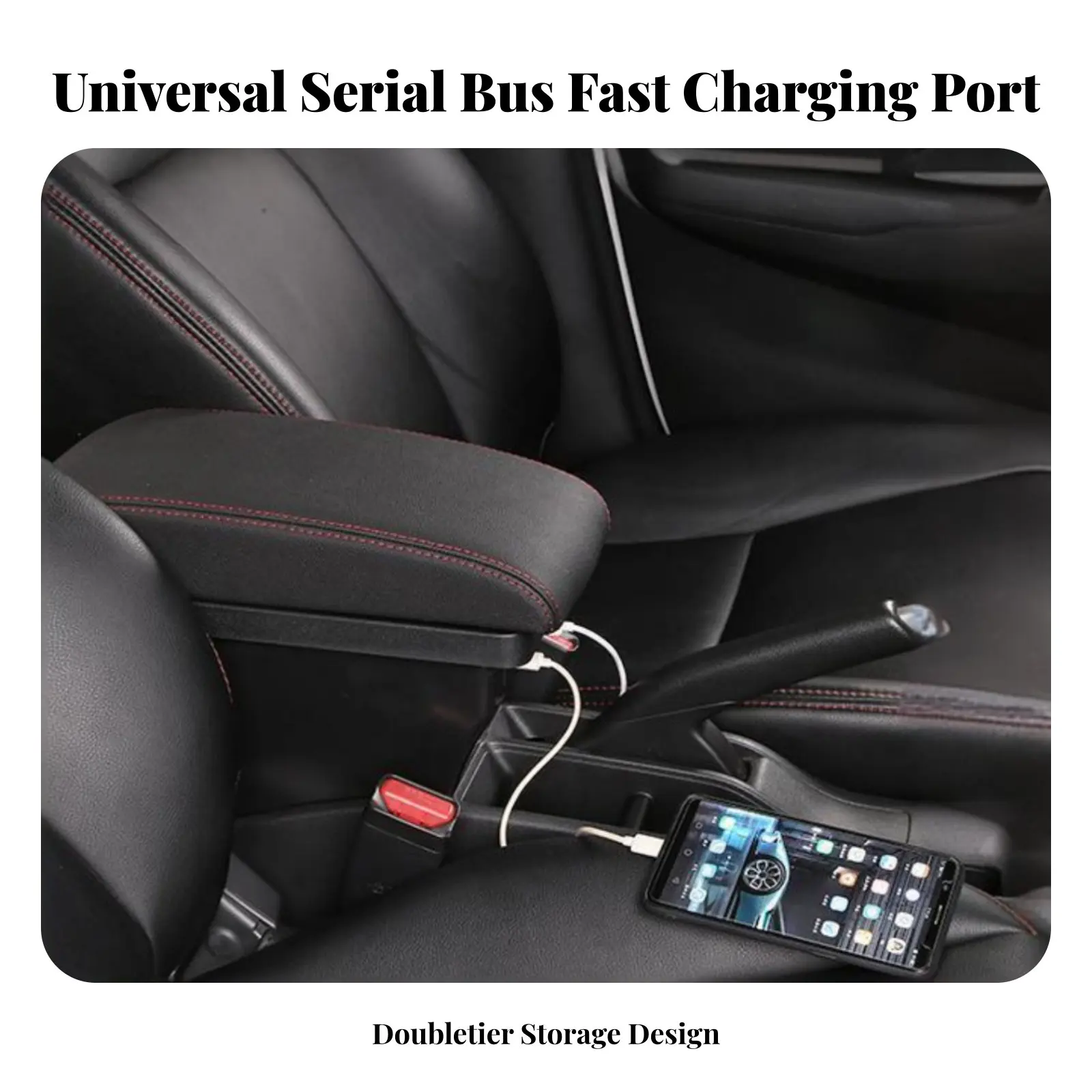 Compact Car 2014-2025 Center Armrest Box, Fast Charging Port, Double Storage, Easy Installation
Compact Car 2014-2025 Center Armrest Box, Fast Charging Port, Double Storage, Easy Installation
