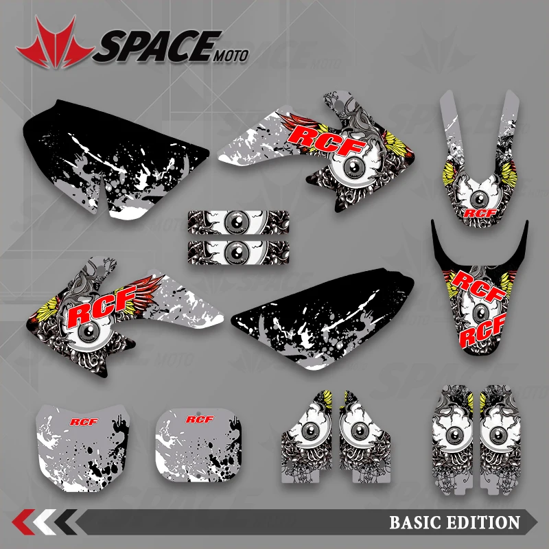 Наклейки SPACE Custom Motorcycle Graphics Background Decal для HONDA CRF 2000 2001-2012, CRF50 2013 2014 2015-2021, комплекты наклеек CRF50 06
Наклейки SPACE Custom Motorcycle Graphics Background Decal для HONDA CRF 2000 2001-2012, CRF50 2013 2014 2015-2021, комплекты наклеек CRF50 06