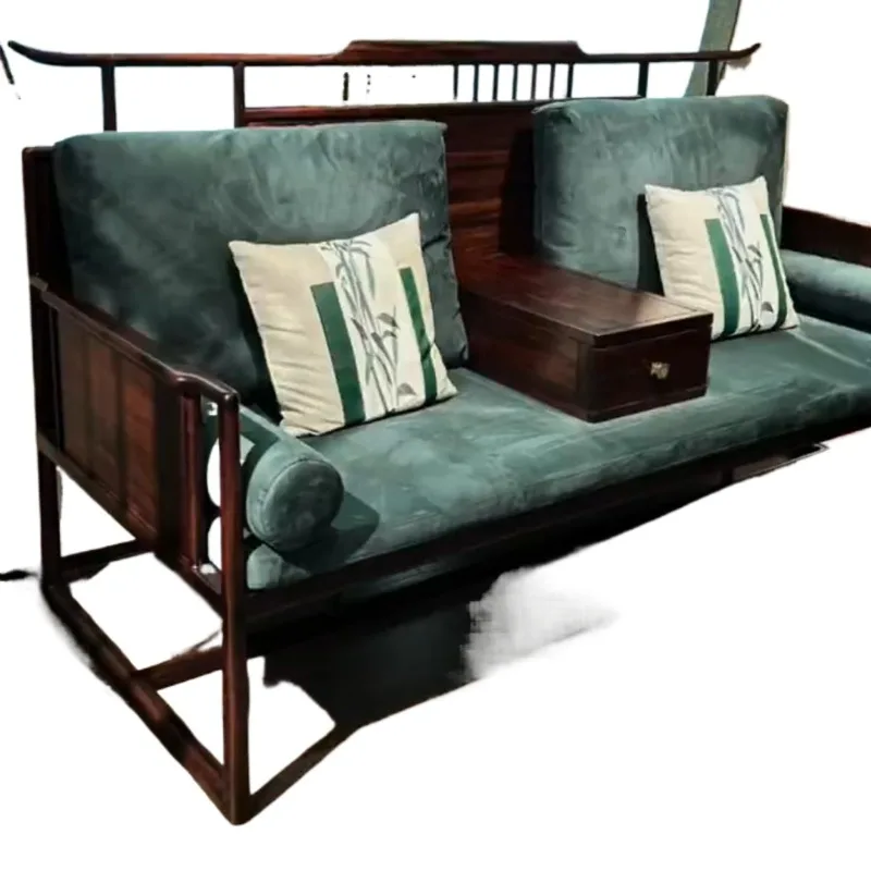 New Chinese-style living room ebony sofa Arhat couch concubine bed leisure recliner B & B
New Chinese-style living room ebony sofa Arhat couch concubine bed leisure recliner B & B