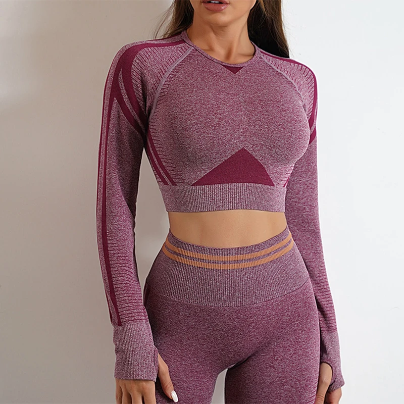 Sports Yoga Shirts Gym Seamless Crop Tops Fitness Women Clothes Activewear Workout Sportswear Exercise Only Shirt
Sports Yoga Shirts Gym Seamless Crop Tops Fitness Women Clothes Activewear Workout Sportswear Exercise Only Shirt