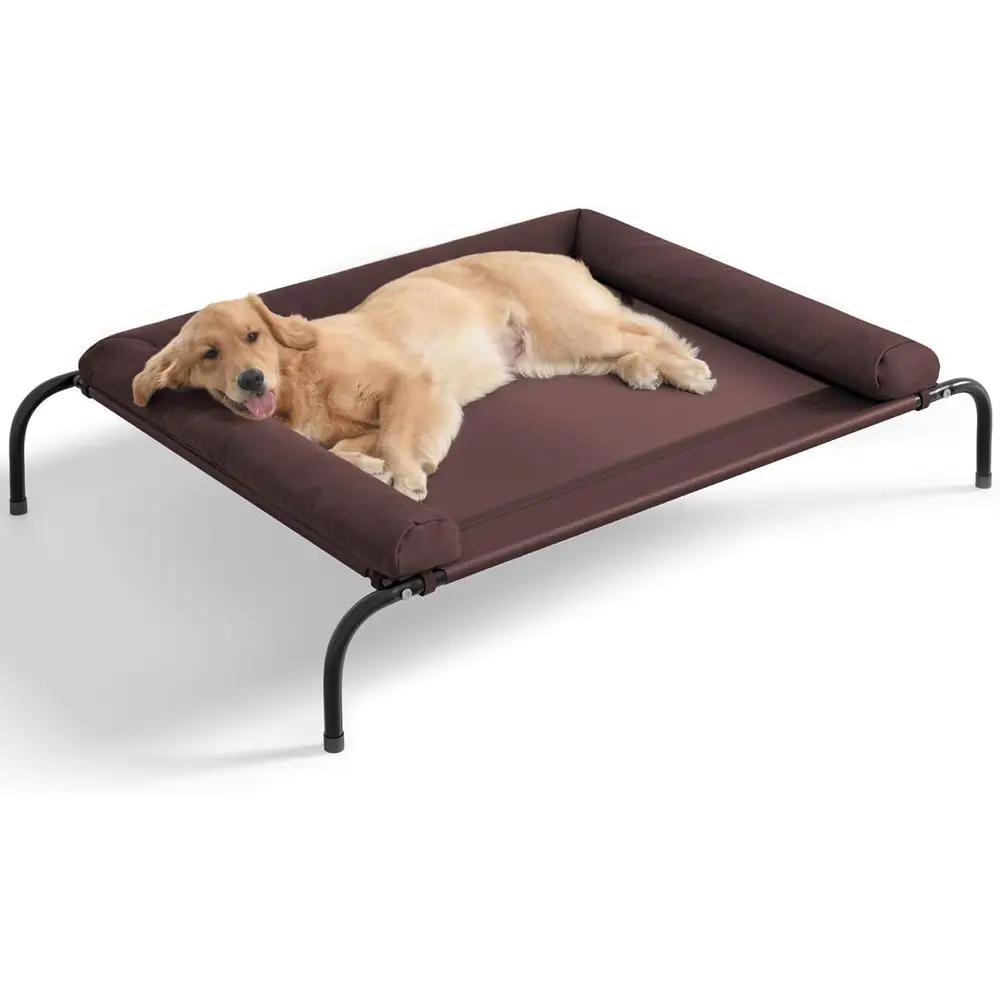 Portable Outdoor Elevated Dog Bed with Removable Waterproof Bolster and Breathable Mesh
Portable Outdoor Elevated Dog Bed with Removable Waterproof Bolster and Breathable Mesh