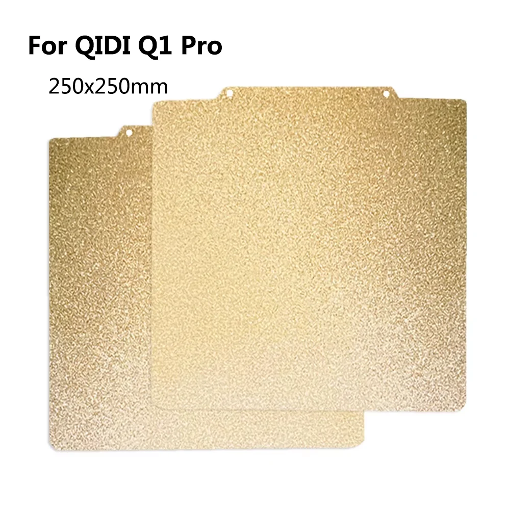 For Qidi Q1 Pro PEI Sheet Build Plate 250x250mm Double Sided Spring Steel Sheet for Qidi q1 pro Heated Bed 3D Printer Parts
For Qidi Q1 Pro PEI Sheet Build Plate 250x250mm Double Sided Spring Steel Sheet for Qidi q1 pro Heated Bed 3D Printer Parts