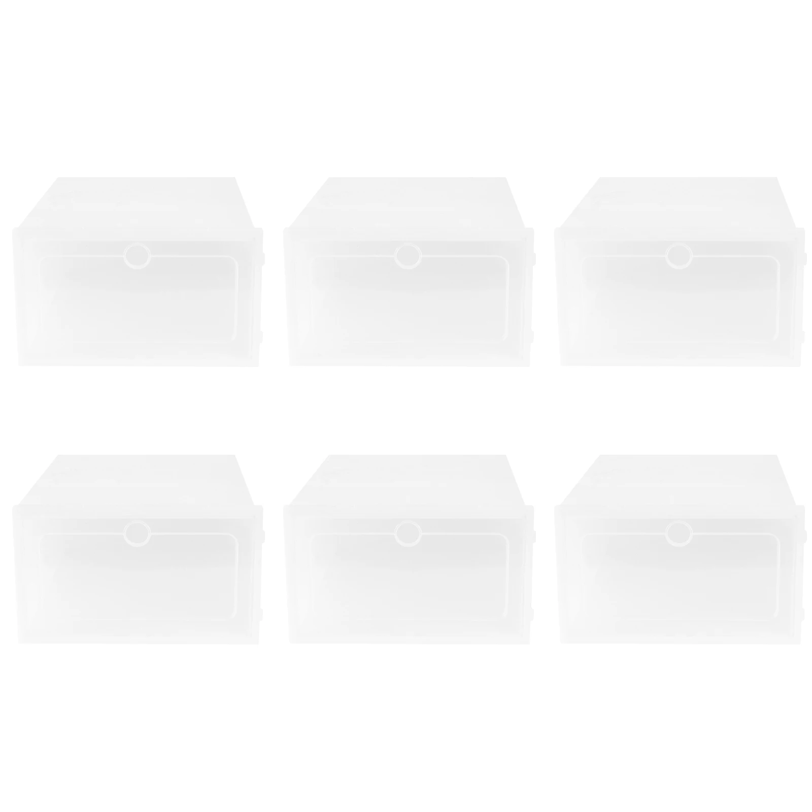 6PCS Shoes Storage Clear Transparent Stackable Shoe Container Waterproof Container Organizer Bin Rack Closet Home Office
6PCS Shoes Storage Clear Transparent Stackable Shoe Container Waterproof Container Organizer Bin Rack Closet Home Office